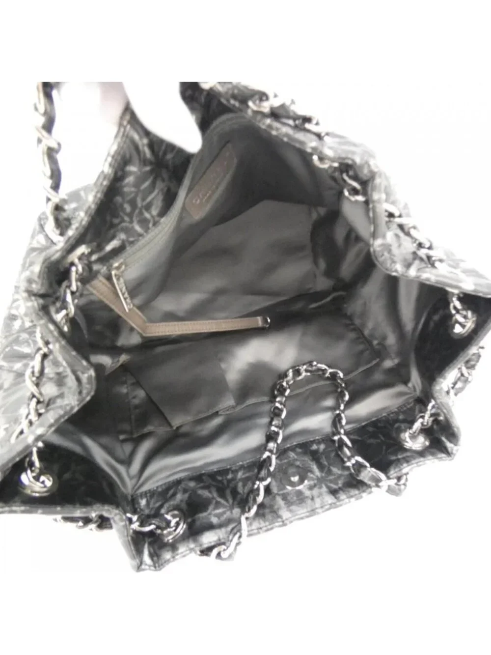 Chanel Bag Handbag Silver